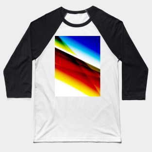 Red blue green abstract art texture Baseball T-Shirt